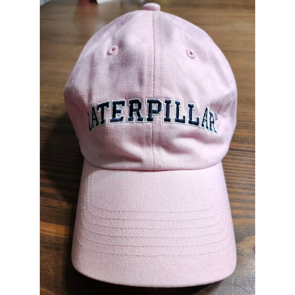 Caterpillar Cat Women's Light Pink Baseball Hat/Cap CAT Logo Adjustable Buckle
